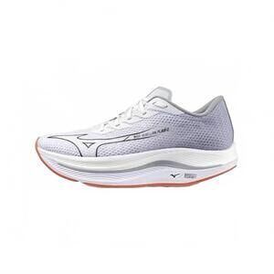 NEW MIZUNO men's wave rebellion flash 2 sneaker in white-black